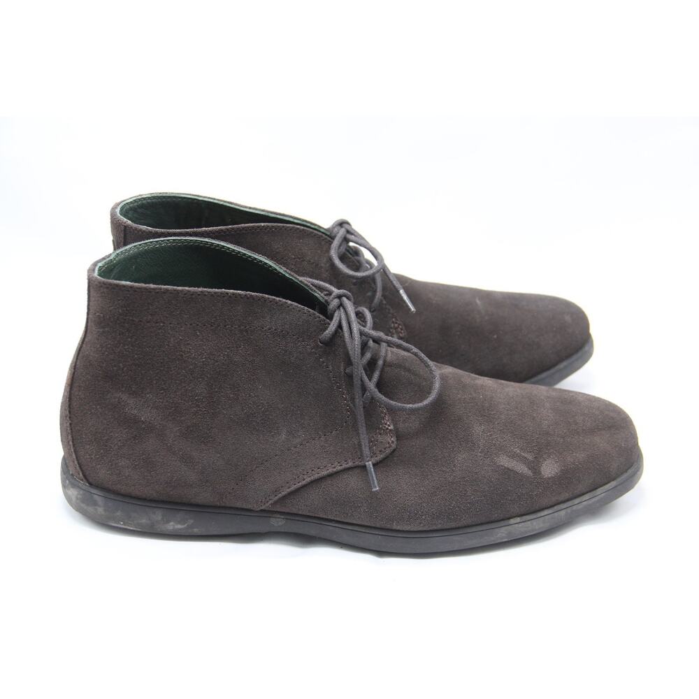 Fibonacci Derby Chukka Boots Mens Size 11.5 M Chocolate Brown Suede Desert
